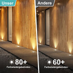 Cosmo Go LED Bodeneinbaustrahler 3W Warmweiß mit Mattierten Ersatzlinsen
