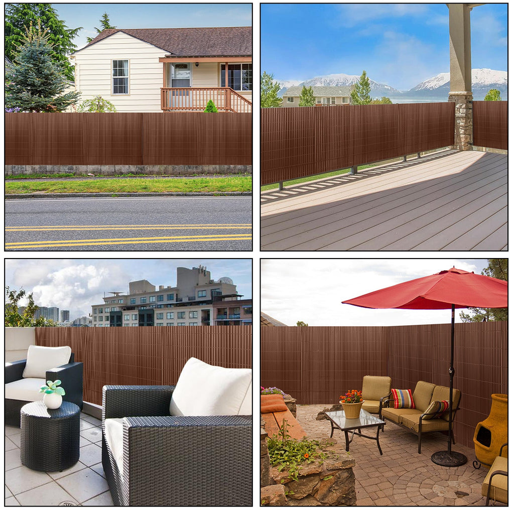 Cosmo Go PVC Sichtschutzmatte mit Kabelbindern Doppelte Verstärkung