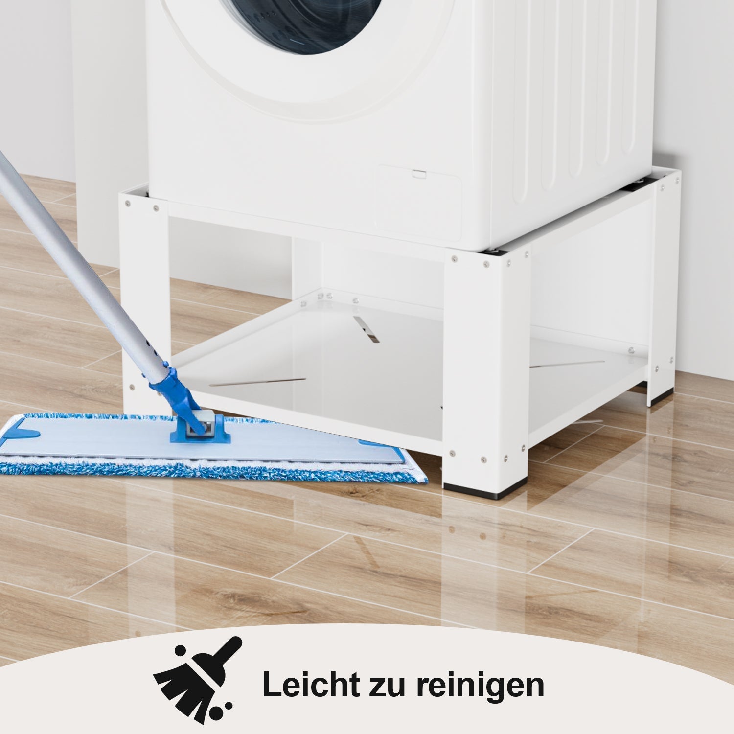 Cosmo Go Waschmaschinen Untergestell mit Ablage bis 150kg