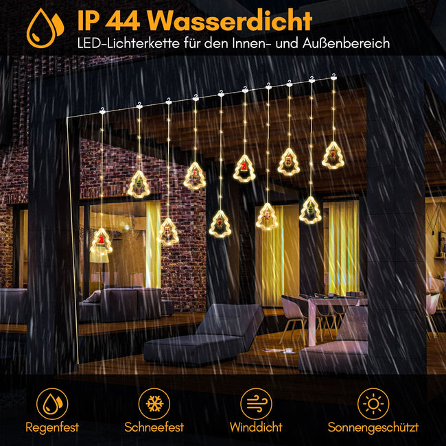 Cosmo Go LED Weihnachtsbeleuchtung Lichtervorhang 3M Main Image
