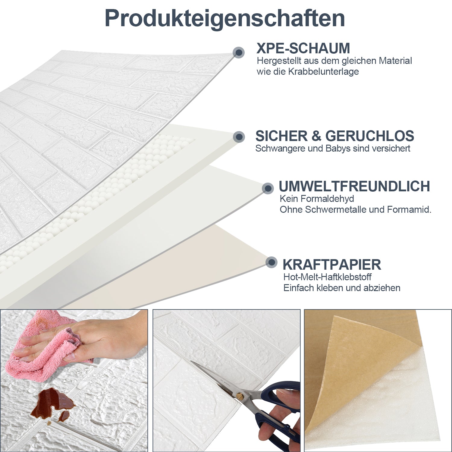 Cosmo Go 3D Wandpaneele Selbstklebend 10-30 Stück