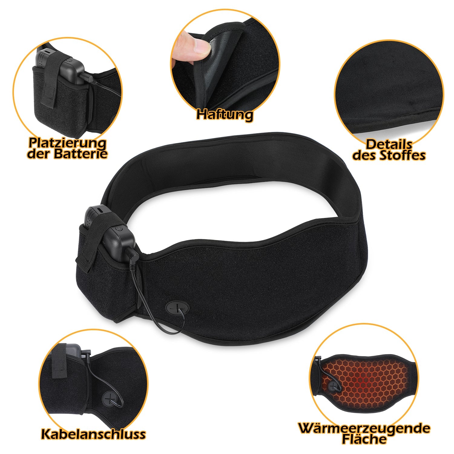 Cosmo Go Wärmegürtel Heizkissen Rücken Nierenwärmer