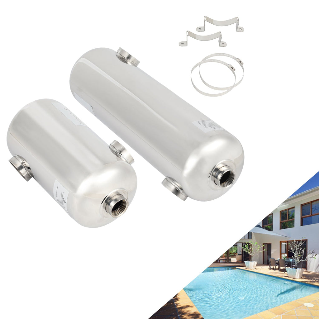 Cosmo Go Schwimmbad Wärmetauscher Edelstahl 28KW/60KW