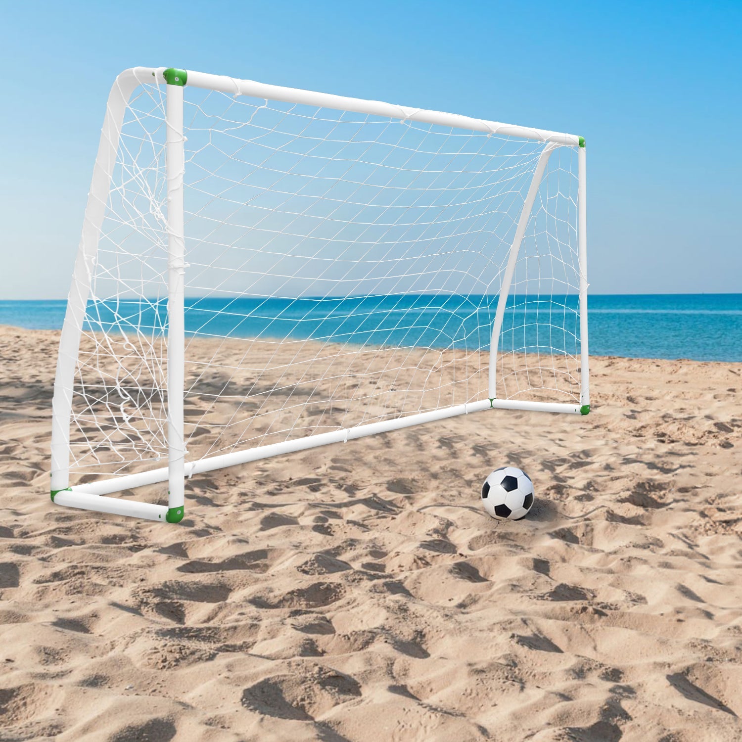 Cosmo Go Fußballtor PVC mit Netz Tragbares