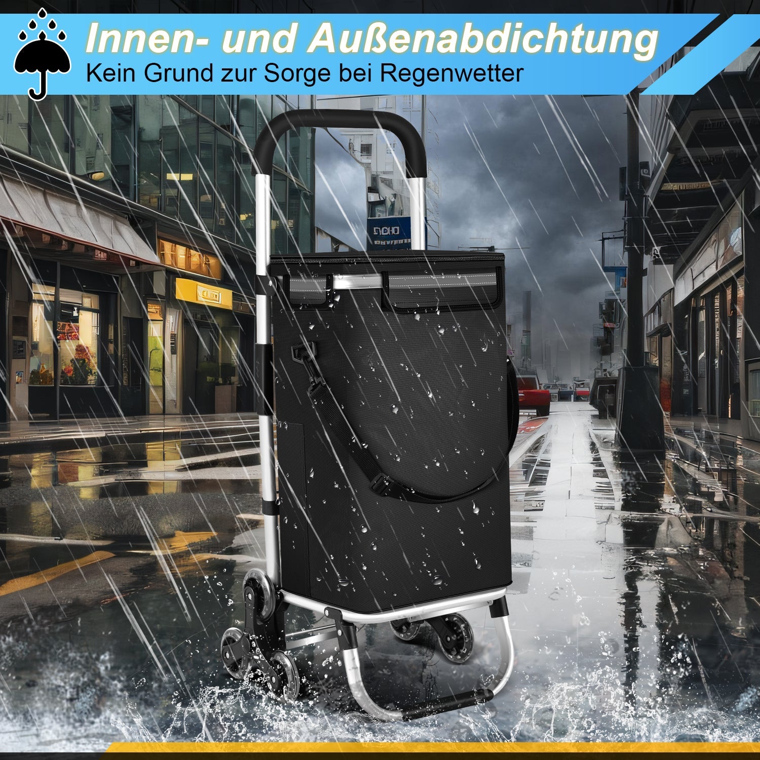 Cosmo Go Einkaufswagen Marktroller Thermo klappbar