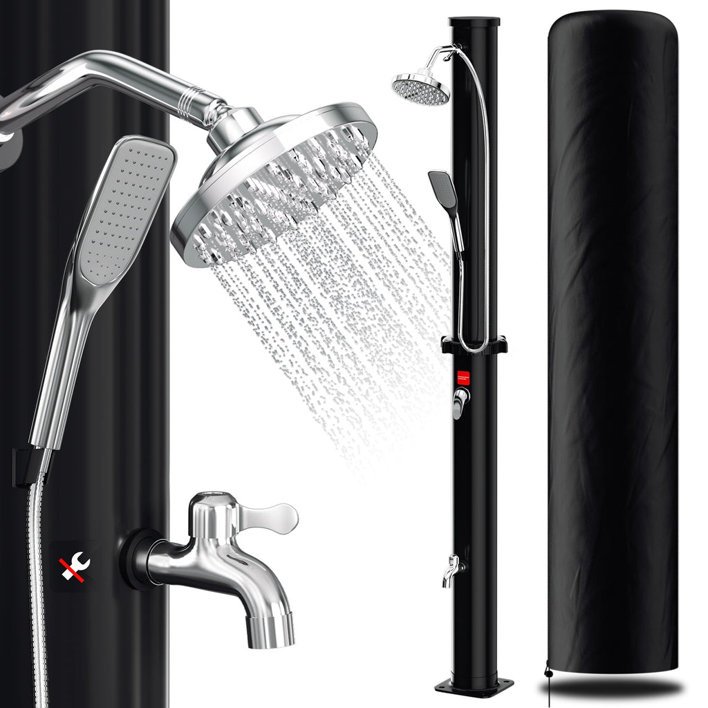 Cosmo Go 20L Solardusche mit Duschkopf Inkl Schutzhaube und Handbrause