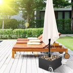 Cosmo Go Sonnenschirmständer Schirmständer mit Rollen