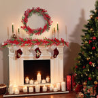 Cosmo Go 180 cm Weihnachten Girlande mit roten Beeren