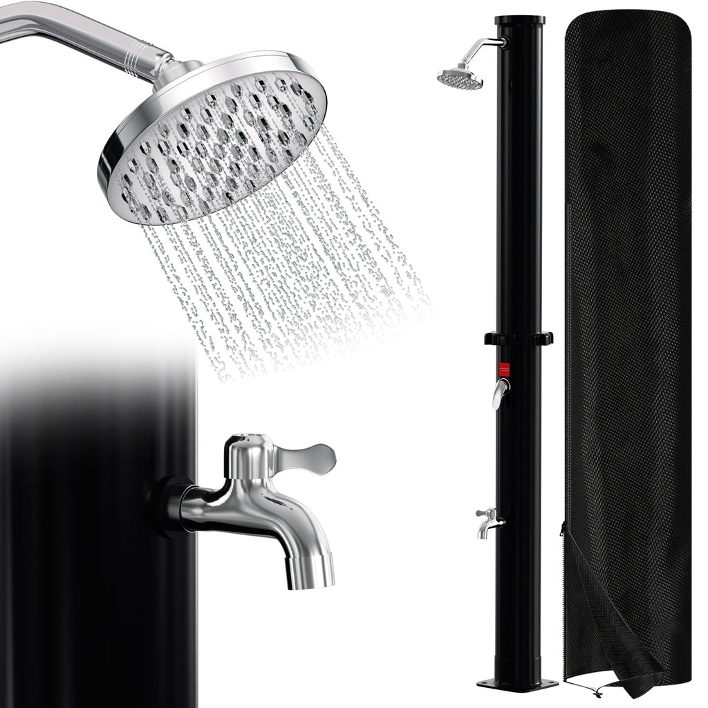 Cosmo Go 20L Solardusche mit Duschkopf und Schutzabdeckung