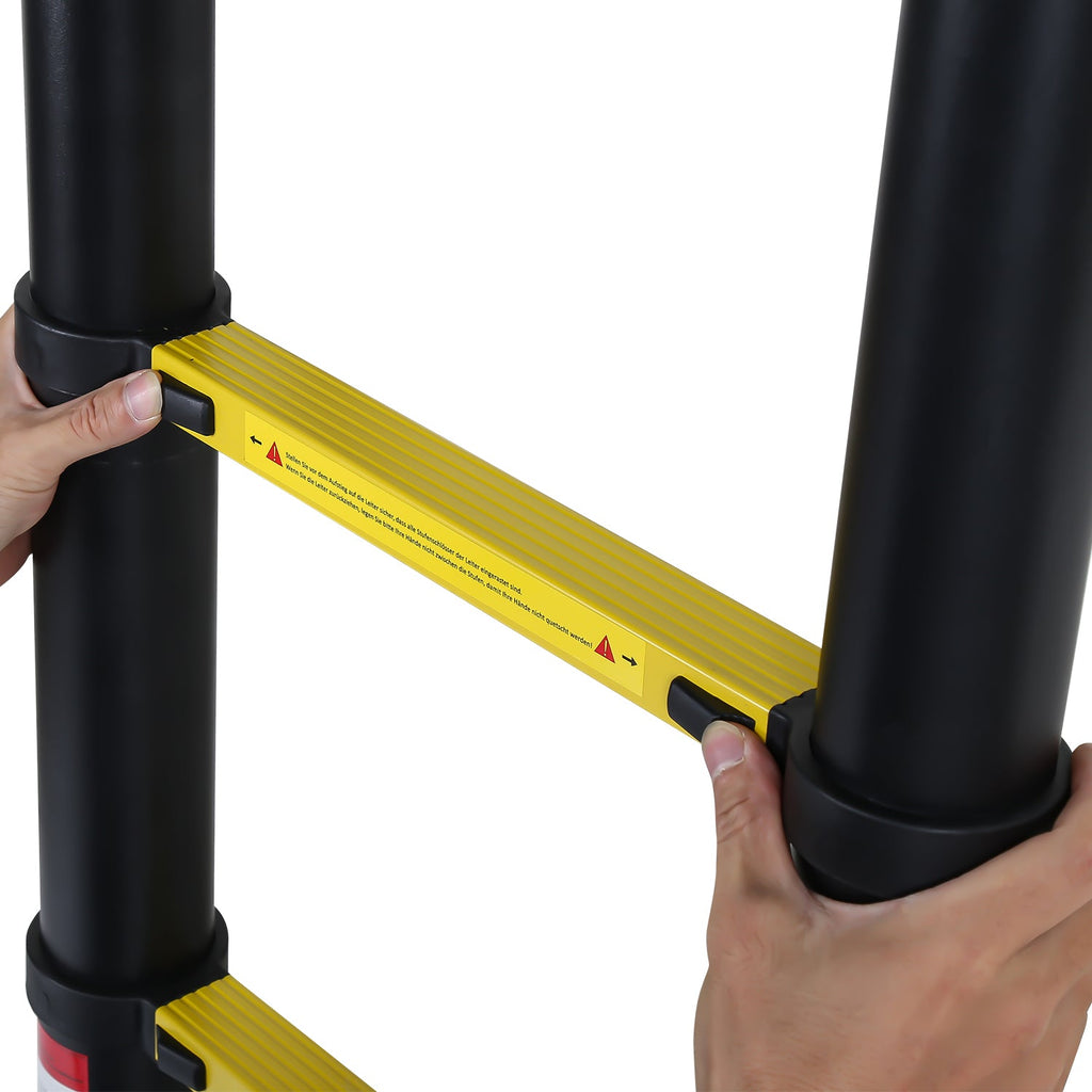 Cosmo Go Teleskopleiter Aluminium mit Abnehmbarem Haken