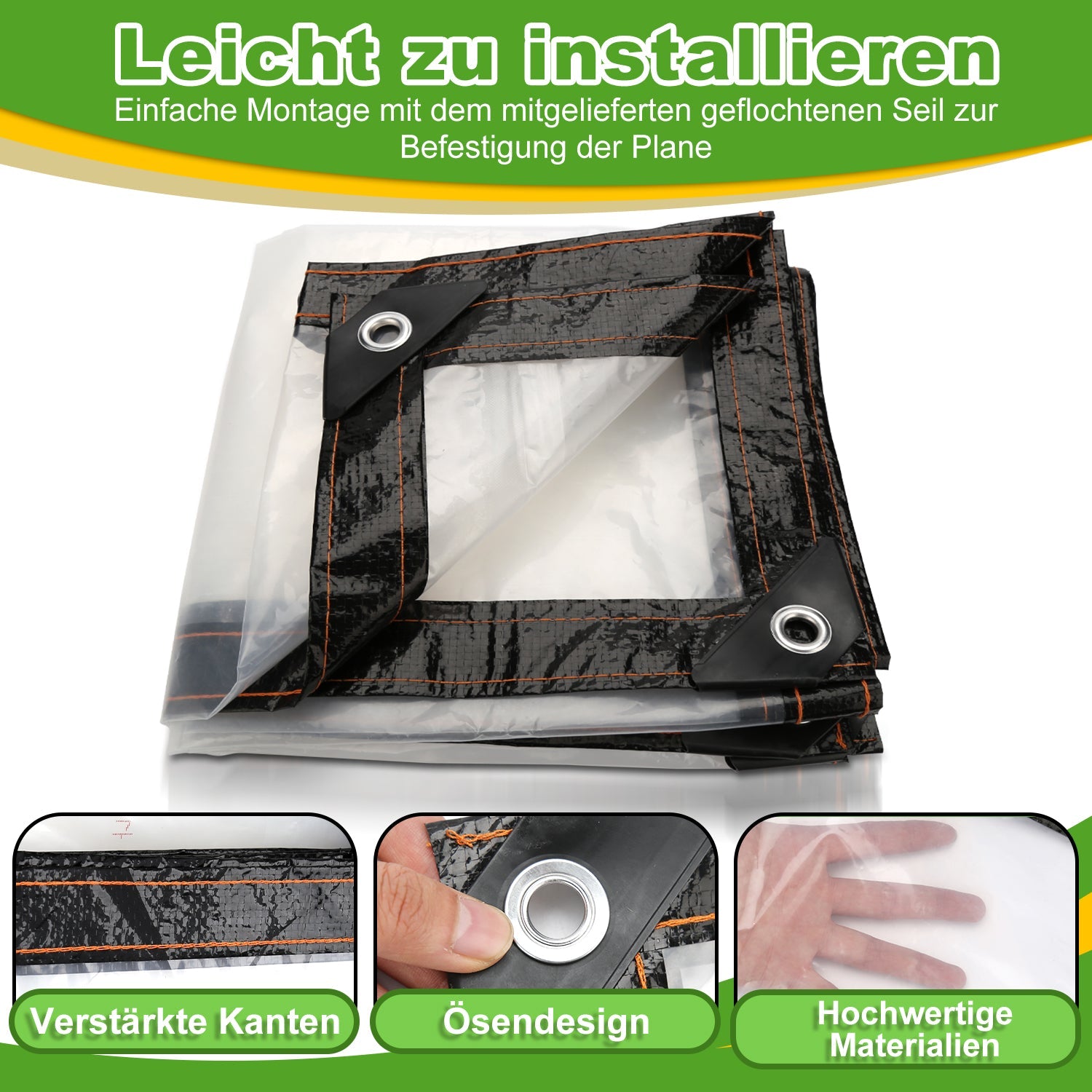 Cosmo Go Transparente Plane Wasserdichte mit ösen