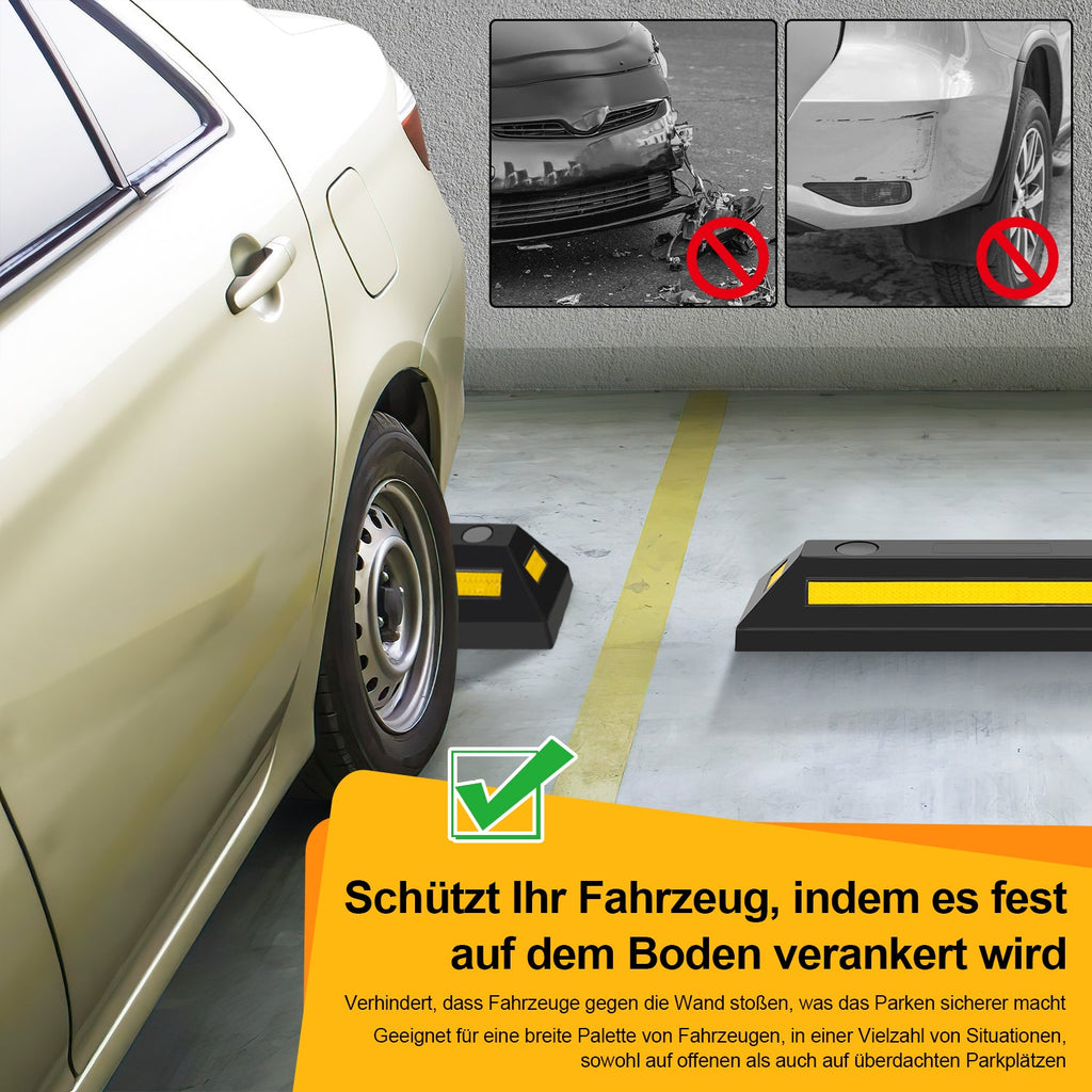 Cosmo Go Gummi Radstopper Parkplatzsperre 2 Stück