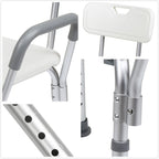 Cosmo Go Duschhocker Duschstuhl Höhenverstellbar Aluminium