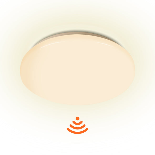 Cosmo Go LED Deckenlampe mit Bewegungsmelder 12W Warmweiß Hover Image