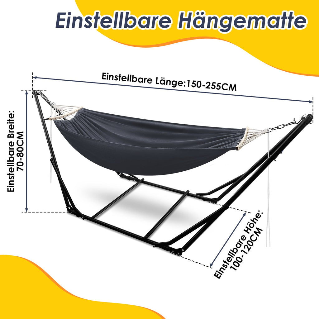 Cosmo Go Hängematte mit Gestell Klappbar mit Tragetasche