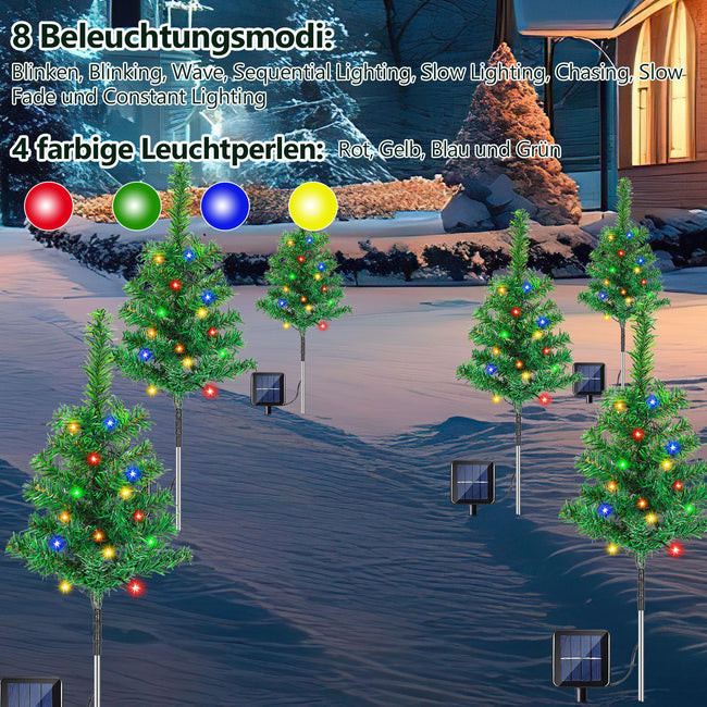 Cosmo Go LED Solar Weihnachtsbaum Weihnachtsdeko 4/8 PCS Main Image