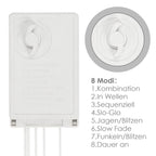 Cosmo Go LED Lichterkette Schneeflocke IP44