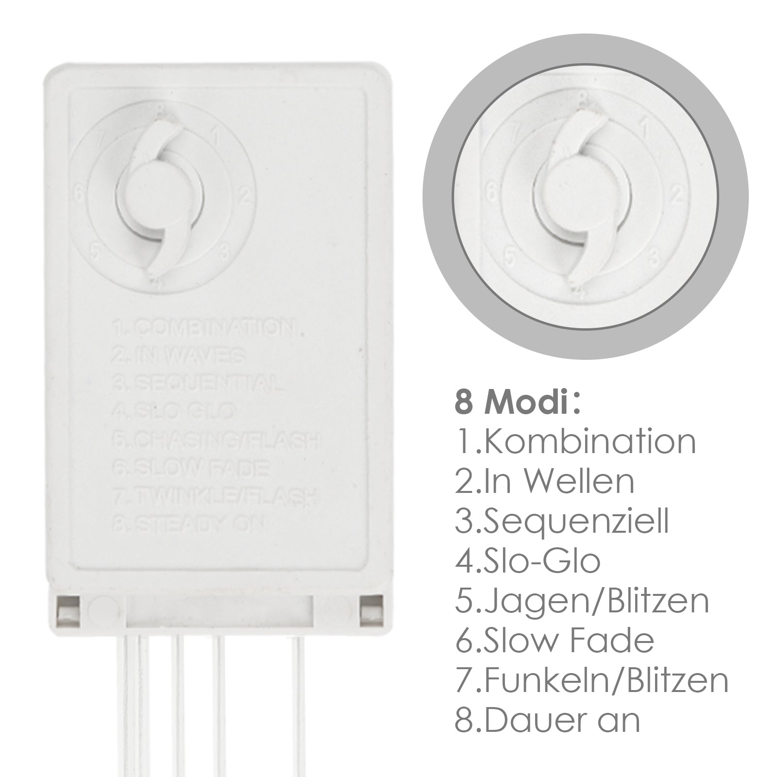 Cosmo Go LED Lichterkette Schneeflocke IP44