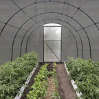 Cosmo Go Sichtschutz HDPE Windschutz Schattennetz Grün/Grau