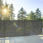 Cosmo Go Sichtschutz HDPE Windschutz Schattennetz Grün/Grau