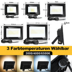 Cosmo Go LED Strahler Außen 10W-100W 3 Farbtemperatur 3000/4000/6500K