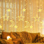 Cosmo Go LED Sterne Weihnachtsbeleuchtung Lichtervorhang 3,5M