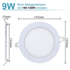 Cosmo Go LED Einbaustrahler 6W/9W/12W/18W  IP44