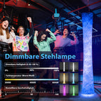 Cosmo Go LED Stehlampe Dimmbar RGB mit Fernbedienung APP