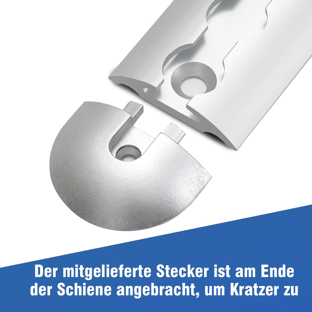 Cosmo Go Airlineschiene 4x 1m Aluminium für Wohnmobile und LKW