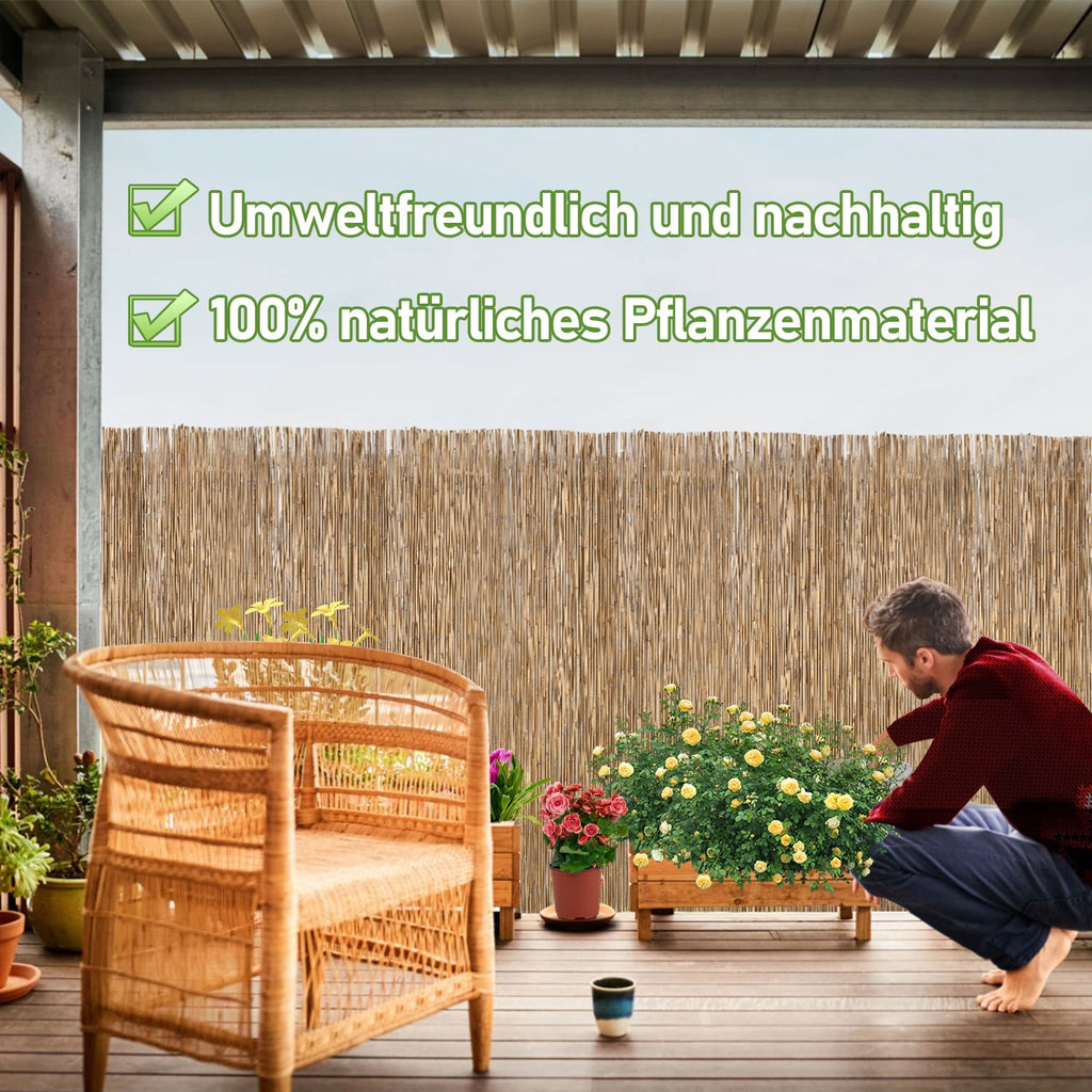 Cosmo Go Schilfrohrmatte Reedmatte Sichtschutz