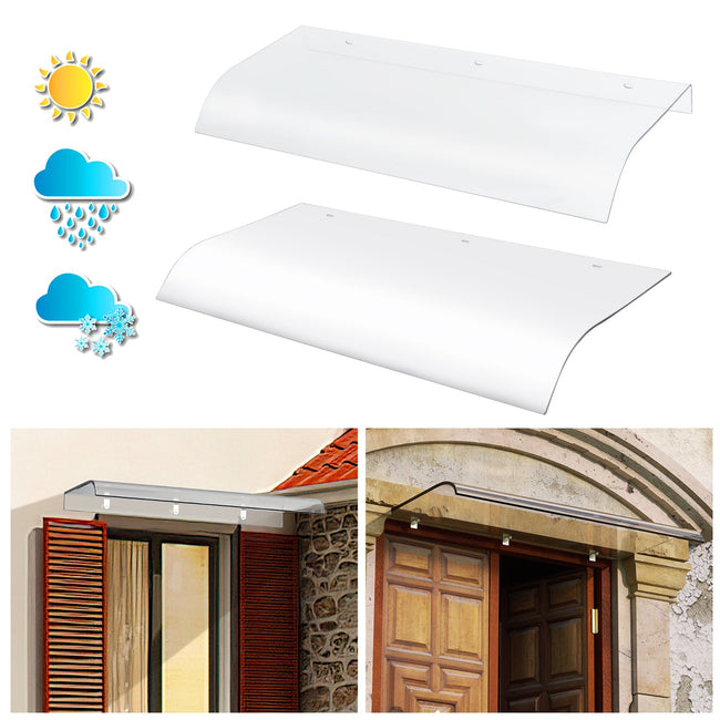 Cosmo Go Vordach für Haustür 40x80cm Unsichtbare Überdachung Hover Image