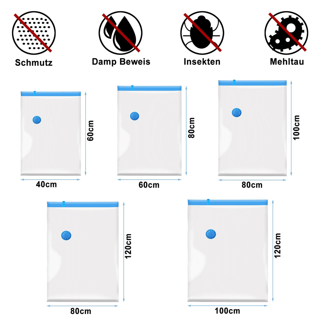 Cosmo Go 5x Aufbewahrungsbeutel Vakuumbeutel