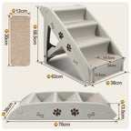 Cosmo Go Hundetreppe Hunderampe Klappbare Maximale Belastung 75kg