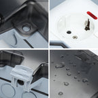 Cosmo Go Außensteckdose Wasserdicht Doppelsteckdose IP66