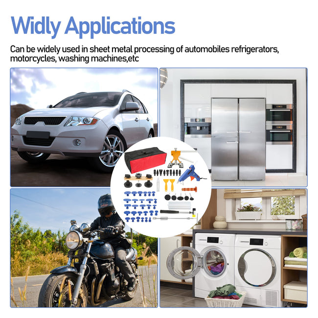 Cosmo Go 57tlg Ausbeulwerkzeug Dellen Reparatur Set Auto Main Image