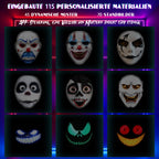Cosmo Go LED Maske Party Halloween APP-Steuerung