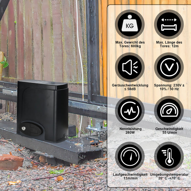 Cosmo Go Elektrischer Schiebetorantrieb 280W torantrieb Main Image
