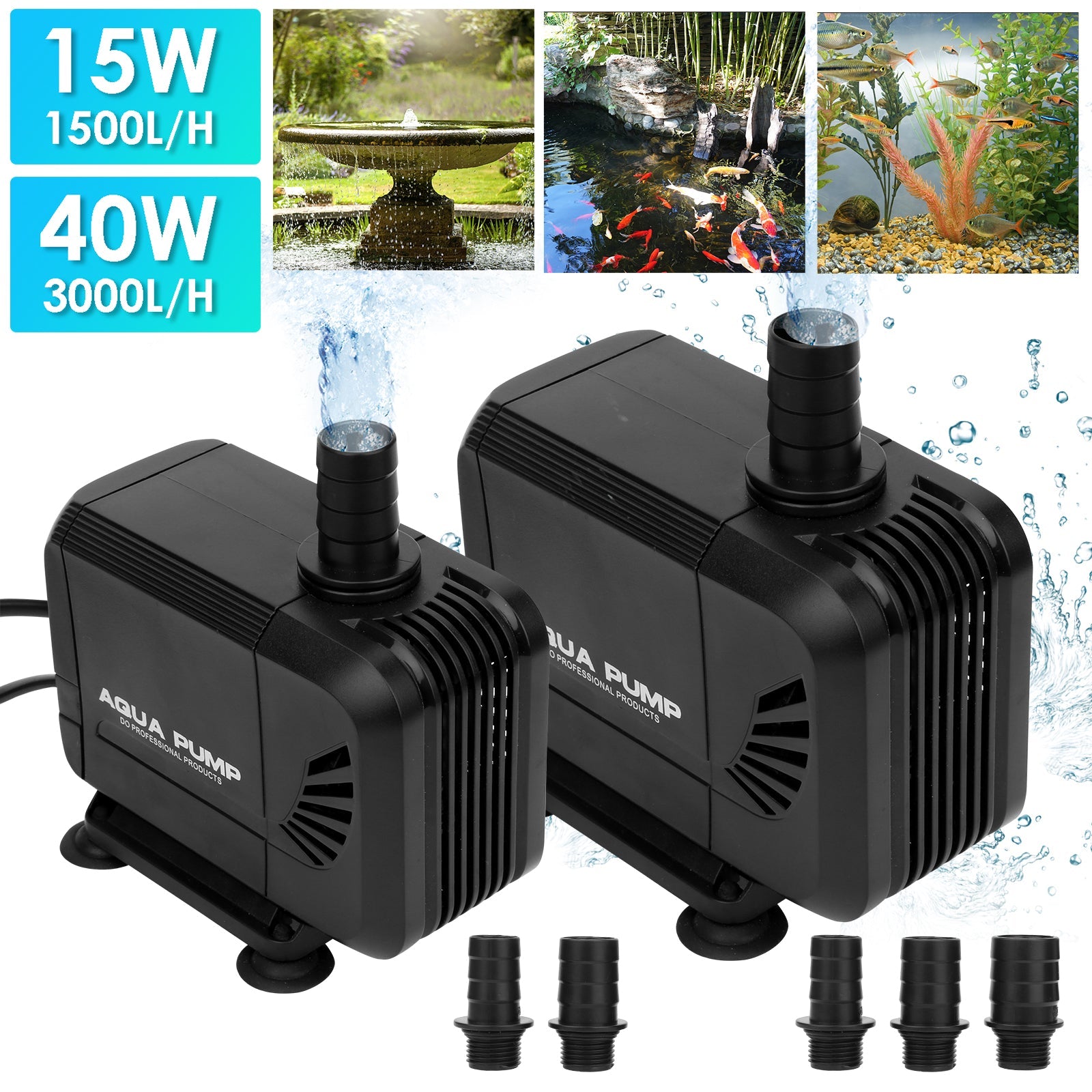 Cosmo Go Tauchpumpe 15-40Watt Elektrisch