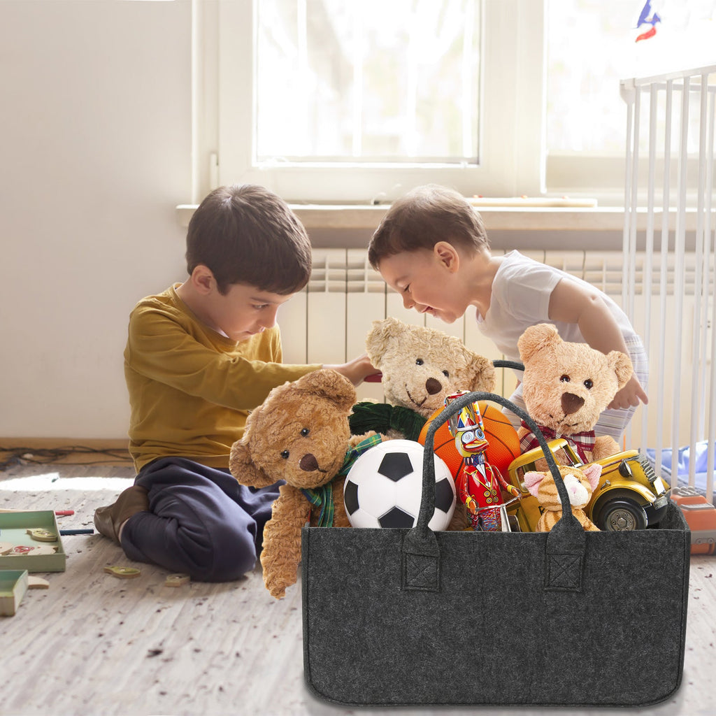 Cosmo Go 2x Filztasche Kaminholztasche Brennholzkorb Faltbar 30L