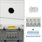 Cosmo Go Wandverteiler mit 4xSchuko-Steckdose16A 250V, 4xCEE Steckdosen 16A 1P