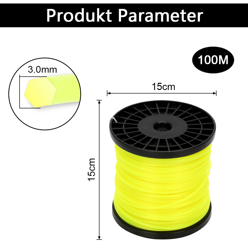 Cosmo Go Trimmerfaden Mähschnur Nylonfaden 100m