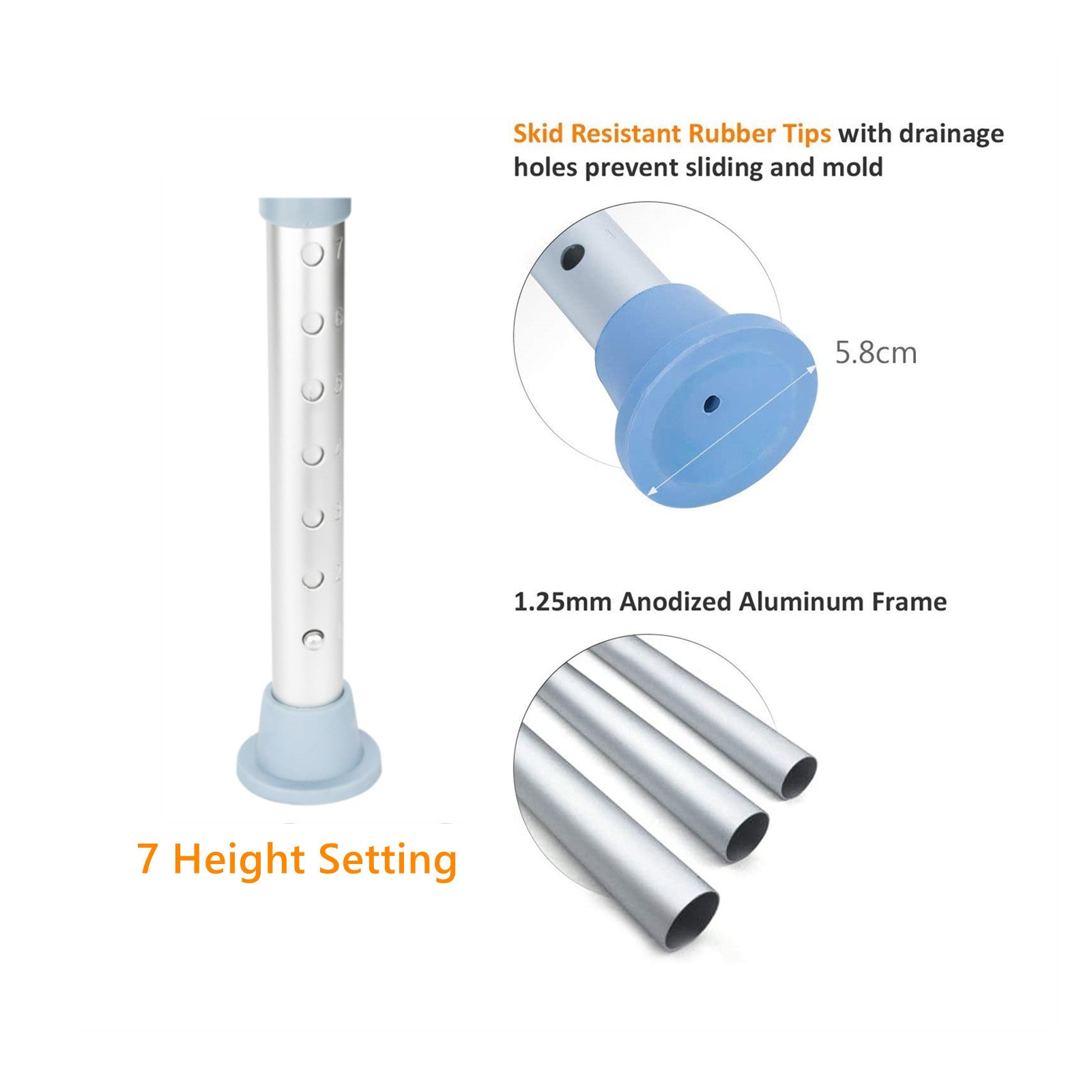 Cosmo Go Duschhocker Duschstuhl 360°Drehbarer