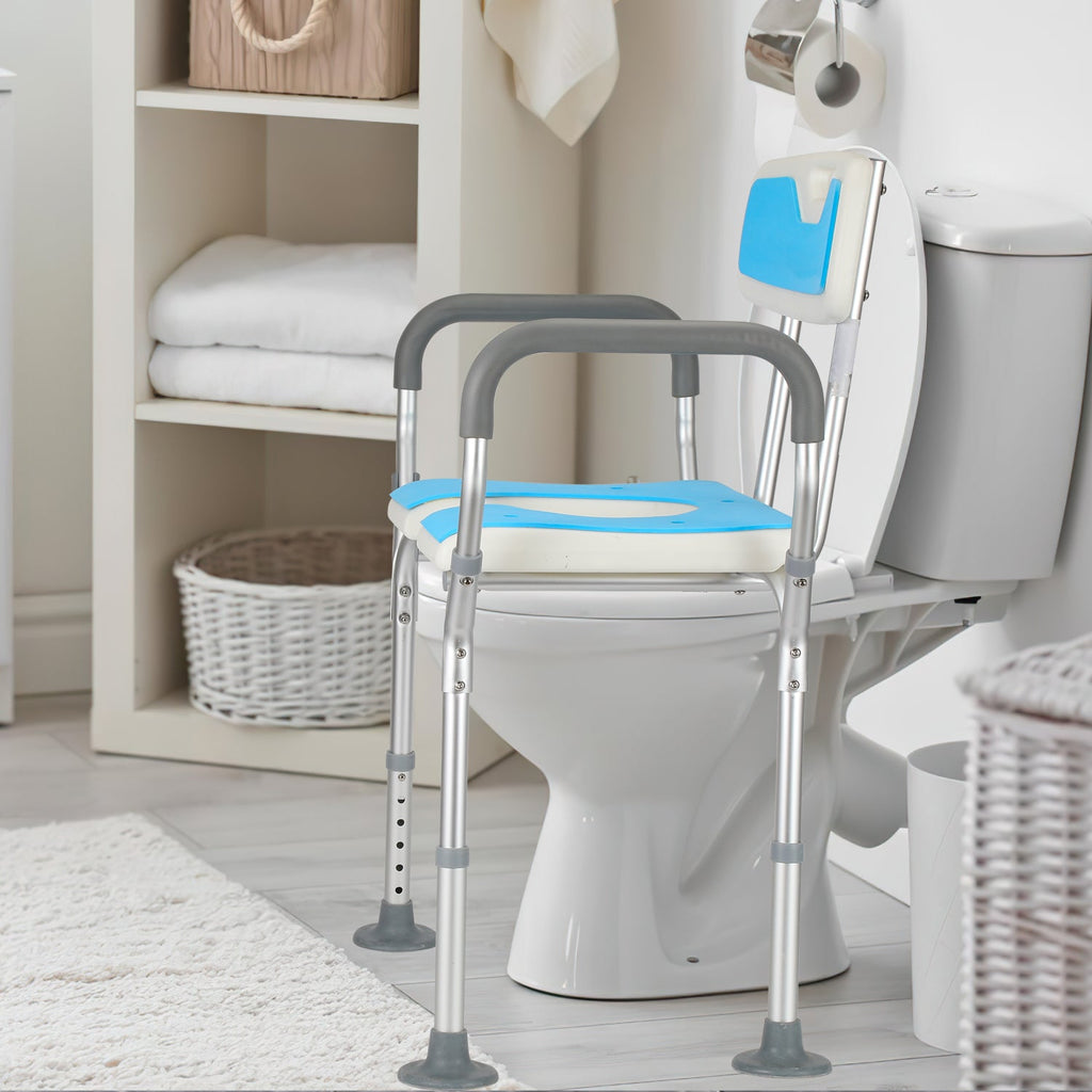 Cosmo Go Duschhocker für senioren Duschstuhl mit Rückenlehne