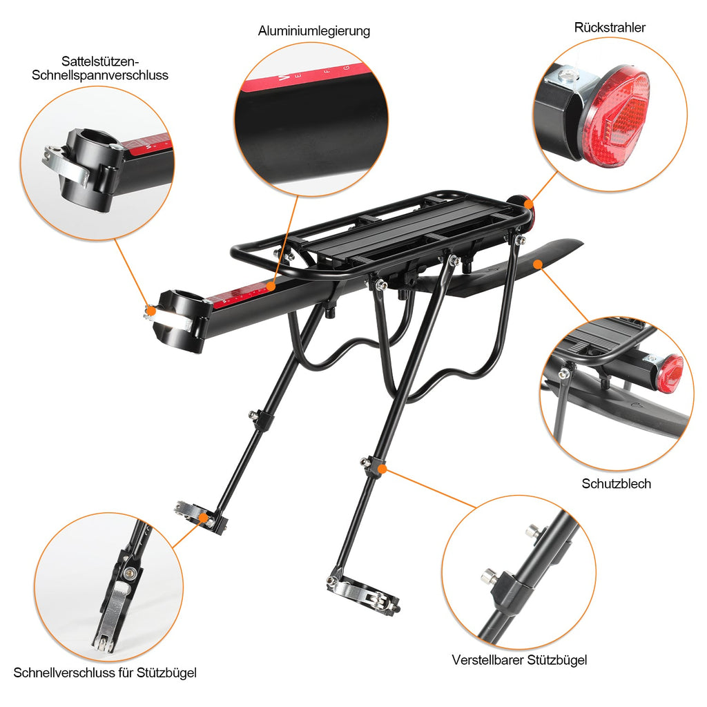 Cosmo Go Fahrrad Gepäckträger Universal für 24-29 Zoll