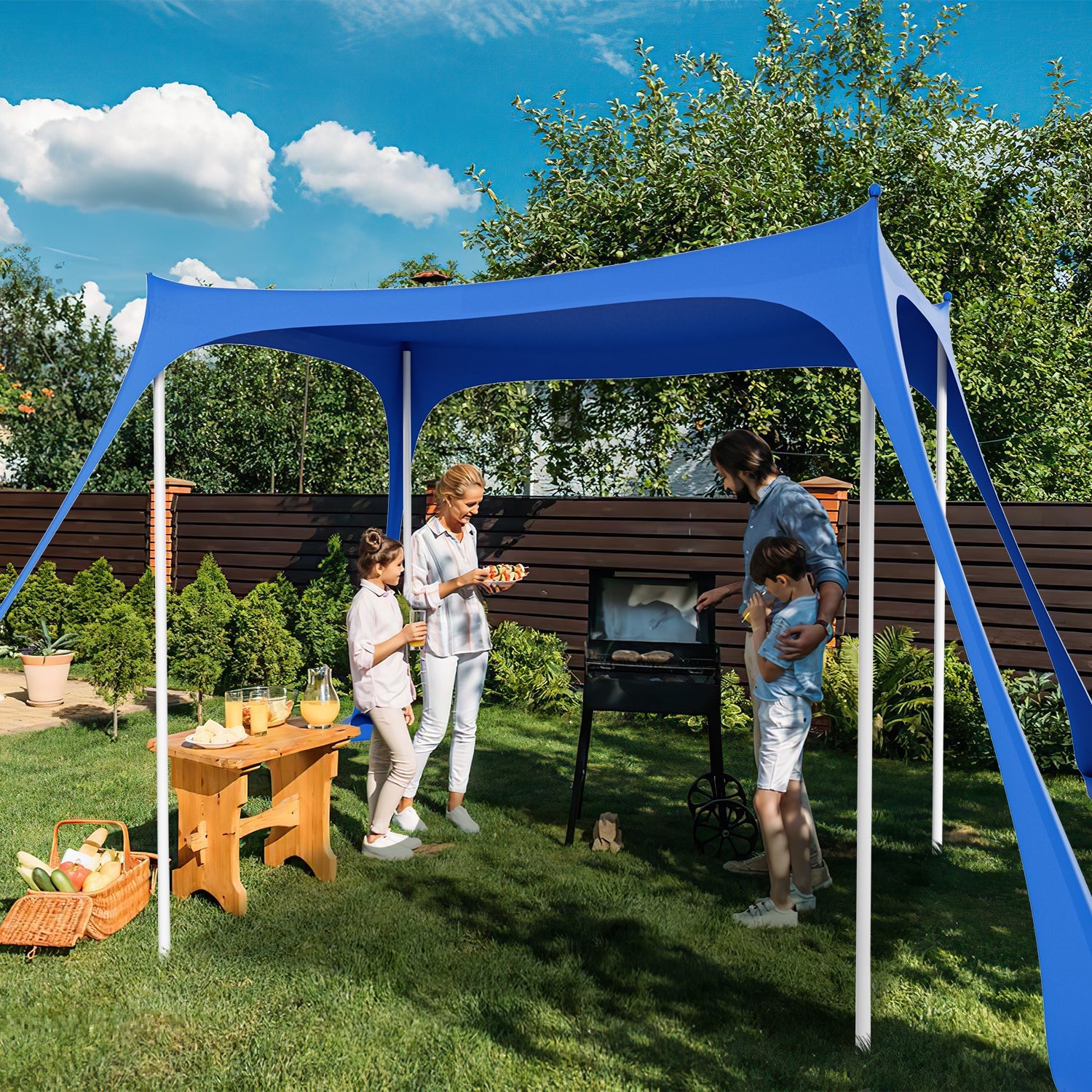 Cosmo Go Sonnenschutz Strand 3×3m UPF50