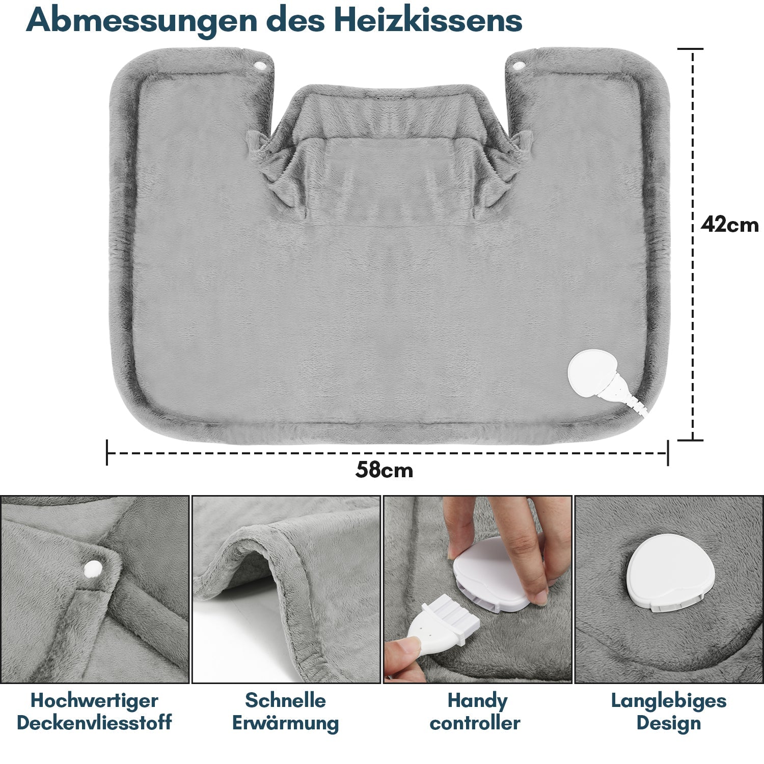 Cosmo Go Heizkissen Heizcape für Rücken Schulter