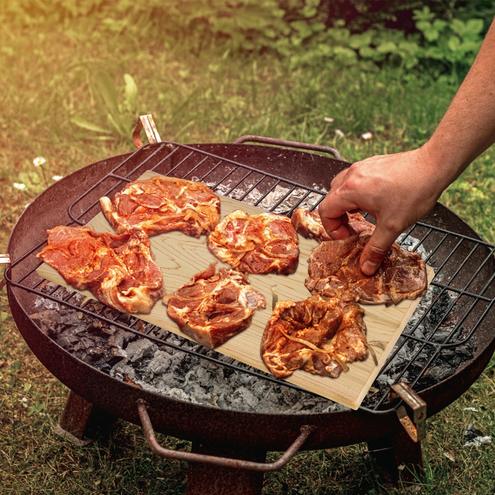 Cosmo Go Räucherbretter Grillplanken 6er Set