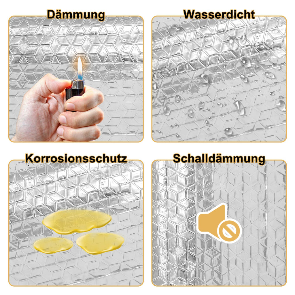 Cosmo Go Dämmmatte Auto Alubutyl Selbstklebend 2m/4m