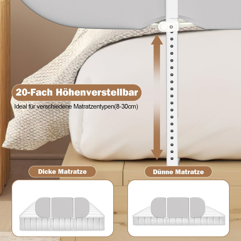 Cosmo Go Bettschutzgitter Rausfallschutz Faltbarer