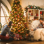 Cosmo Go LED Christbaumbeleuchtung mit Ring 280 LEDs Warmweiß IP44
